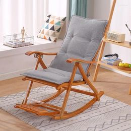 Éponge d'oreiller pour inclinaison en coton en coton chaise longue pavé de siège une pièce conjointe à la chaise de pont longue arrière avec cravate