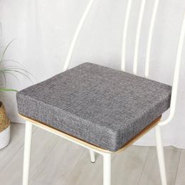 Oreiller éponge haute densité canapé chaise dos carré tapis de bureau 45x45x5cm ménage chambre Textile