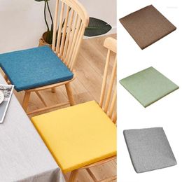 Oreiller carré coussin de chaise coton lin pour salle à manger bureau à domicile intérieur extérieur jardin canapé voiture fesses S goutte