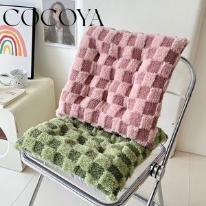 Pouire carré Plaid Plaid pour bureau Soft Plux Floor S PP Coton rempli de siège Bandage antidérapant Pad Sit Pad Home Decor