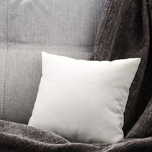 Cabecillo de pelota suave de forma cuadrada de almohada Cabecillo de cabecero no tejido con sofá de lana decorativo