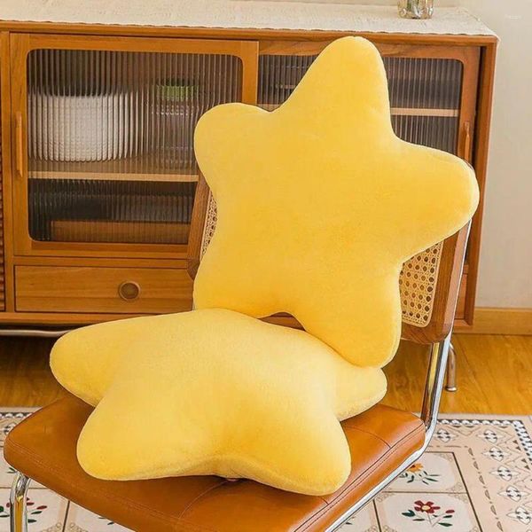 Oreiller en forme d'étoile douce étoile étoile pentagram forme pour canapé canapé