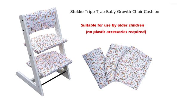 Pillow Stokke Tripp Trap Silla de crecimiento del bebé adecuada para su uso por niños mayores (no se requieren accesorios de plástico)