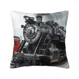 Oreiller Strasbourg Locomotive Throw Cover Luxury Christmas Supplies Cas Sofa décoratif S