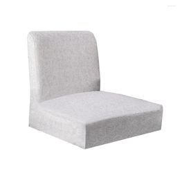 Housses de housse de chaise extensible d'oreiller pour les protecteurs de housse de salle à manger de tabouret de bar à dos court bas