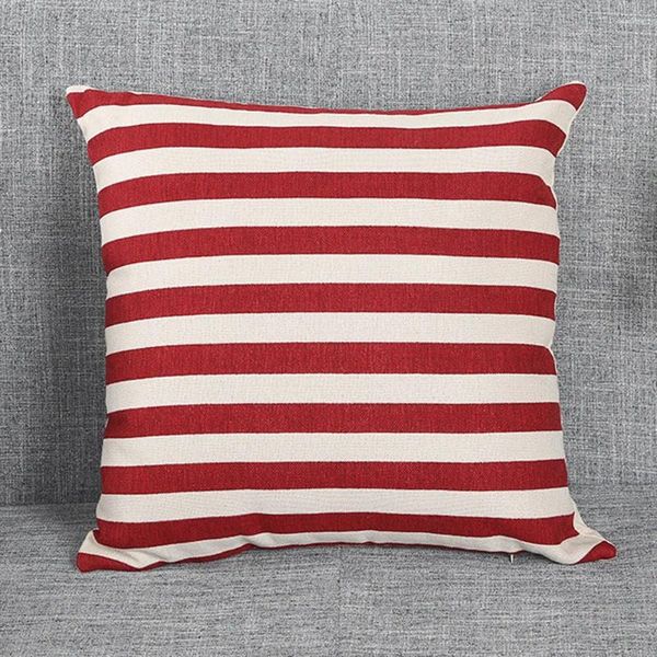 Oreiller Stripe Sofa Home Decoration Case lit Print Cover Festival Festival Aireurs Enveloppe Ferme 2024 Arrivée