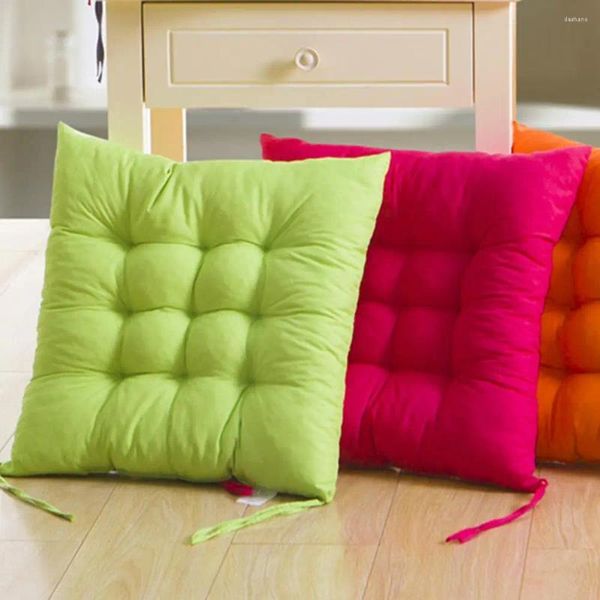 Almohada elegante cubierta de asiento portátil de diseño simple de color brillante