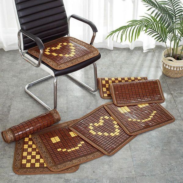 Almohada Sofá de verano Oficina Café Internet Asiento de computadora Mahjong Mat Envío de bambú.