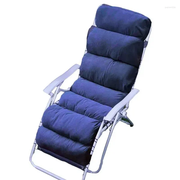 Pillow Sun Lounger Chaise S dos et siège pour plaies de patio de siège en profondeur Porche