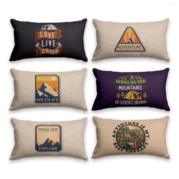 Pillow Sunset Love Camping Covers Outdoor Covers Decorative 30x50 Life Cover pour le salon CHAMBRE GARDIN