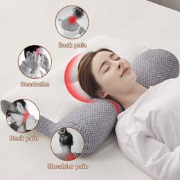 Kussen Super ergonomische nekbeveiliging Spine Orthopedic voor alle slaapposities Cervical Contour 230503