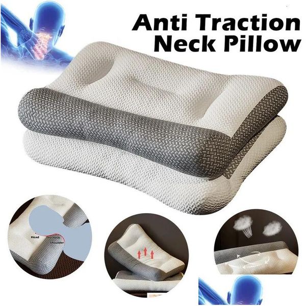 Almohada súper ortopedia ortopedia todas las maneras cuello de contorno cervical para alivio del dolor de shoder 230626 entrega de caída jardín de hogar Dh712