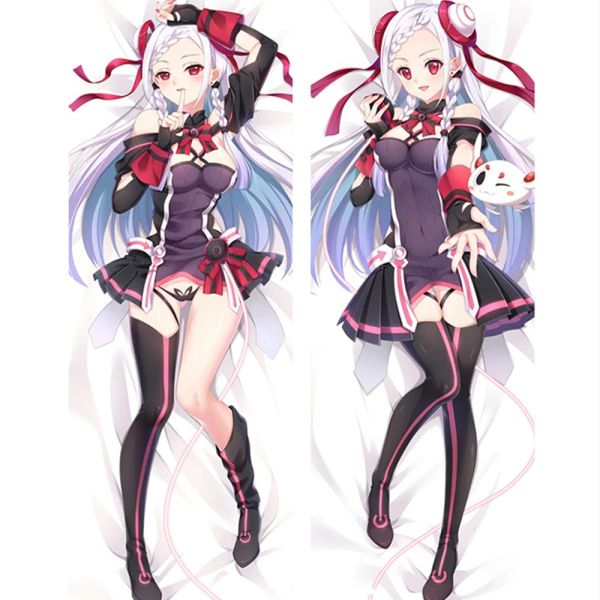 Pillow Sword Art Online Anime Dakimakura 3D Écouteur d'oreiller mignon Yuuki Asuna Hugging Bdoy thewcase Titania Erica Cushion Cover Otaku cadeau