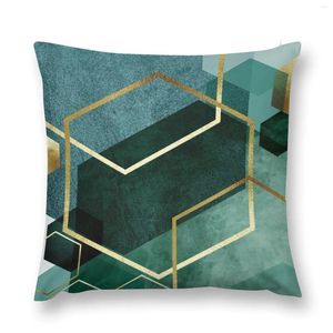 Pillow Teal Green Geo Throw Couch S Cover Decorative Cover Luxury Covers Ayailcases For Sofa