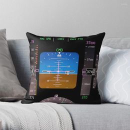TECHNOLOGIE OREIL: Tempt de pilotage des avions à 37000 pieds.Jetez une taie d'oreiller décorative de salon de luxe