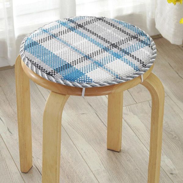 Almohada Gruesa Silla de Invierno S Súper Suave Moderna Oficina Comedor Taburete Asiento Alfombrilla Antideslizante Paño Redondo Almohadilla para sentarse