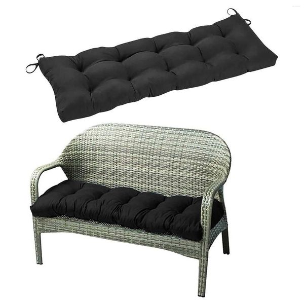 Oreiller Épaissir Banc Siège Extérieur Jardin Patio Balançoire Chaise Longue Coussin Long S 50x130CM