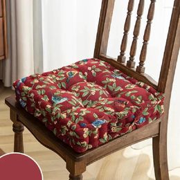 Almohada engrosada asiento cuadrado tela impresa arte PP algodón dormitorio sala de estar ventana tatami futón estera del piso