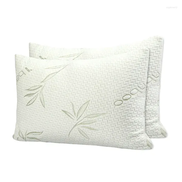 Pillow Top Sales Bamboo tissu râpé en mousse de mémoire râpée