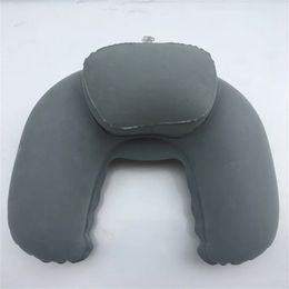 Almohada U Forma Cuello Cojín Automático Aire Inflable Viaje para Avión Coche Escuela al aire libre Oficina Dormir 231113