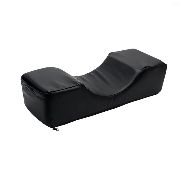 Almohada en forma de U Salón Extensión de pestañas Ergonómico Reposacabezas Injertado Cuero de PU Impermeable Antideslizante Cuello Soporte Cojín Herramienta Suave