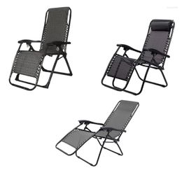 Oreiller Universal Gravity Chair Folding Recliner Remplacement Tissu Respirant Durable Mesh Outdoor Patio Lounger Cover Pad Dropship