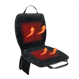 Kussen USB verwarmde stoelkussen 3 modus oplaadbare verwarming dunne antislip plakkerige riemen fixeren van de opwarmingsstoelmat voor camping picknick