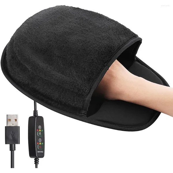 Oreiller USB Chauffeur de coussin de souris chauffée USB avec prudence en bracele