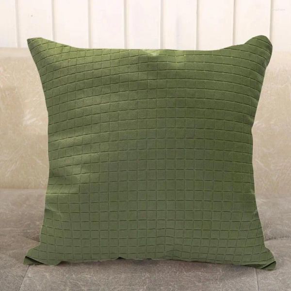 Housse de coussin utile, lavable, Texture Fine, taie d'oreiller, décoration