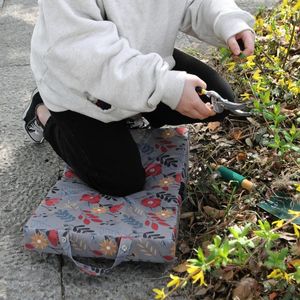 Oreiller utile Extra épais jardin genouillère genou mousse à mémoire de couleur vive