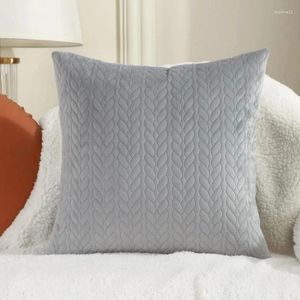 Tapa de terciopelo de almohada acolchada 45x45 cm de espesor Diseño de patrón decorativo Verano para el sofá de decoración de la sala de estar