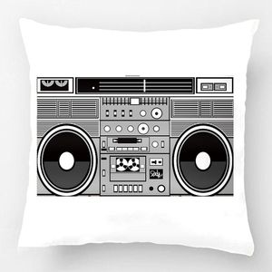 Oreiller Vintage Boombox jeter mariage housse de protection décorative personnaliser cadeau par Lvsure pour voiture canapé siège taie d'oreiller/décoratif