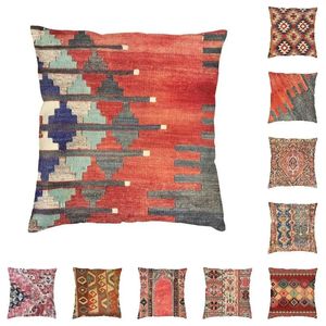 Kussen Vintage Turkse Kilim Navaho Weef Azteekse textielafdekking 45x45cm zachte boho etnische Perzische tribale bankkussensloop