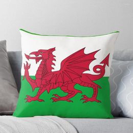 Oreiller Pays de Galles Flag national - Welsh Fan Sticker T-shirt lit Prise de lit S décoration d'oreiller les taies d'oreiller Noël