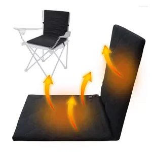 Kussen warme stoelbedekking verwarmde buitenkampingsbank 3 niveau temperatuurregelaar stoelverwarming
