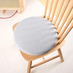 Oreiller étanche à chaise fine rond tampon de chaise de bureau amovible sans glissement amovible siège carré