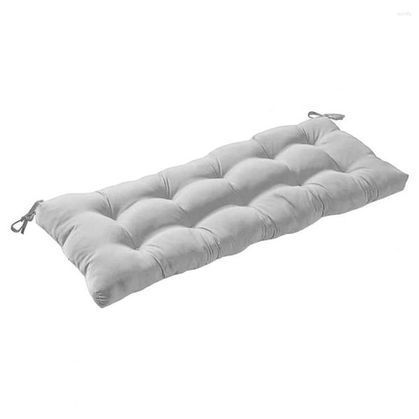 Almohada banco resistente a la clima espesado suave al aire libre sin deslizamiento de la almohadilla de asiento cómodo para el asiento para jardín