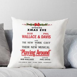 Cuscino bianco natalizio che gioca in giro fodere promozionali per divano del soggiorno decorazione decorativa autunnale