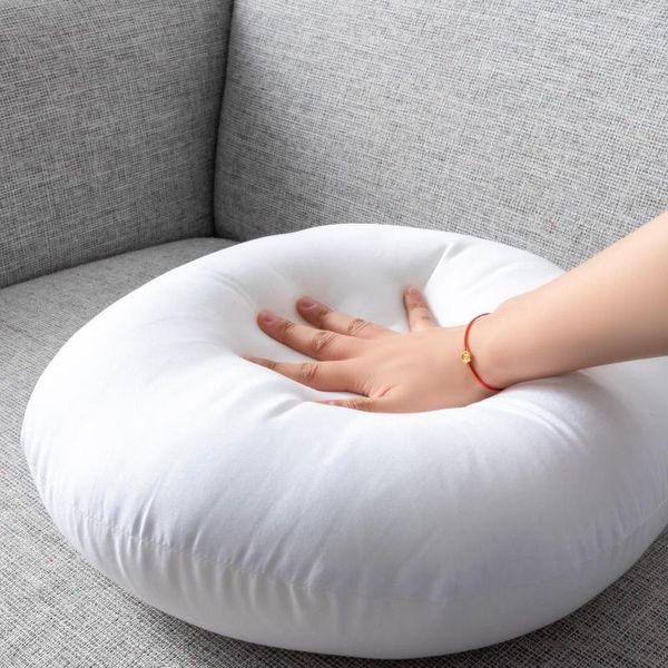 Almohada Cuadrado Blanco Redondo 45 Cm Núcleo Sofá Europeo Y Americano Decorativo Decoración Del Hogar Sofá