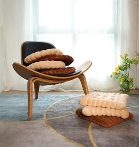 Kussen winter dikke vaste kleur pluche biscuit vorm sofa vierkante ronde tatami kinderbureau stoel