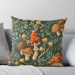 Oreiller bois dans les champignons en bois de luxe de luxe couverc