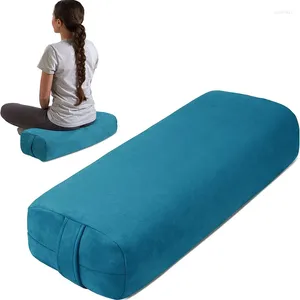Oreiller Yoga Boîtier Velvet pour restauration grand tapis rectangulaire transport la poignée de soutien à la méditation