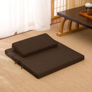 Kussen Zafu en Zabuton Meditation Set - Yoga Seat Coconut Fiber Linen Core