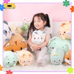 Oreillers Aixini 9 styles animaux doux dinosaur cochon chat ours ours coussin softoon carton panda hamster éléphant de cerf