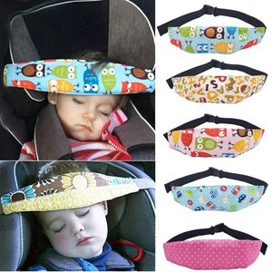 Oreillers Bébé siège de voiture ceinture de soutien de la tête réglable enfant en bas âge soulagement du cou sangle stabilisée appui-tête garçon fille sommeil positionneur oreiller de sécurité 230828