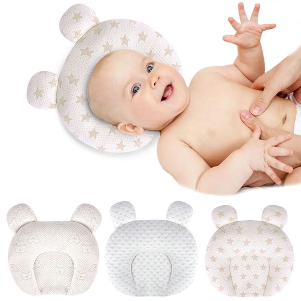 Oreillers Bébé Allaitement Infant né Sommeil Soutien Concave Bande Dessinée Coton Coussin Literie Fournitures 230331