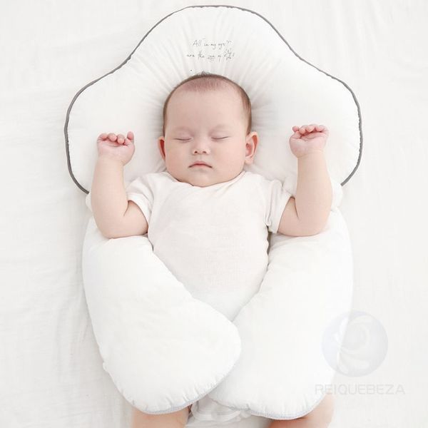 Almohadas Almohada para bebés Confort transpirable Protección para la cabeza Cuello Soporte para el cuerpo Almohada para dormir 230422