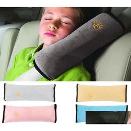 Almohadas almohada para almohada almohadilla de auto asiento asiento de toallero arnés protector anti -rollos para niños