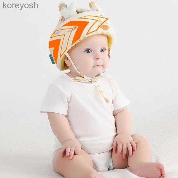 Almohadas Casco de seguridad para bebés Sombrero de protección para la cabeza Almohadilla anticaída para niños pequeños Aprende a caminar Gorro protector ajustable L231105