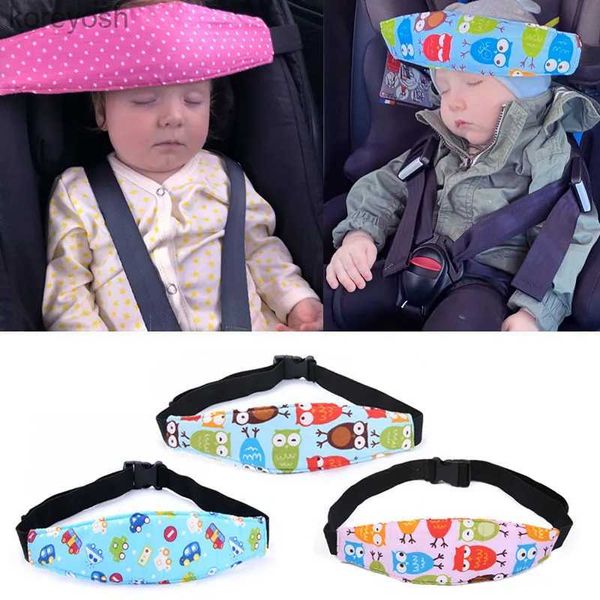 Oreillers Bébé Oreillers de sécurité infantile bébé siège auto soutien-tête enfants ceinture de fixation ceinture réglable garçon fille parcs sommeil positionneur L231116